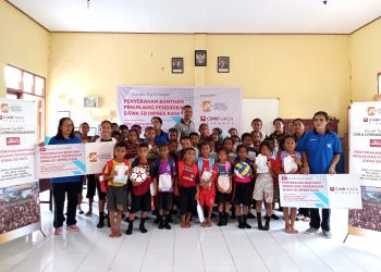 CSR Pendidikan, LPS dan CIMB Niaga Finance Sasar Pelosok Nagekeo