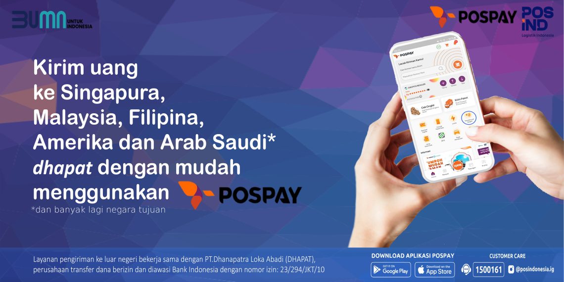 Pos Indonesia Perluas Layanan Pospay dengan Fitur Transfer Internasional