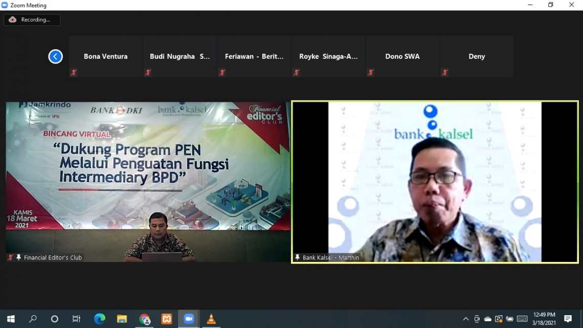 Penempatan Dana PEN di BPD Capai 16,45 Triliun