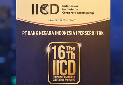 BNI Raih Predikat Tertinggi Implementasi GCG di ‘The 16th IICD CG Conference & Award 2025