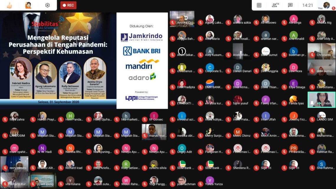 Pandemi Jadi Momen Penting Bagi Humas Perusahaan