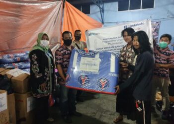 Jamkrindo Salurkan Bantuan untuk Korban Banjir Bandang Cicurug