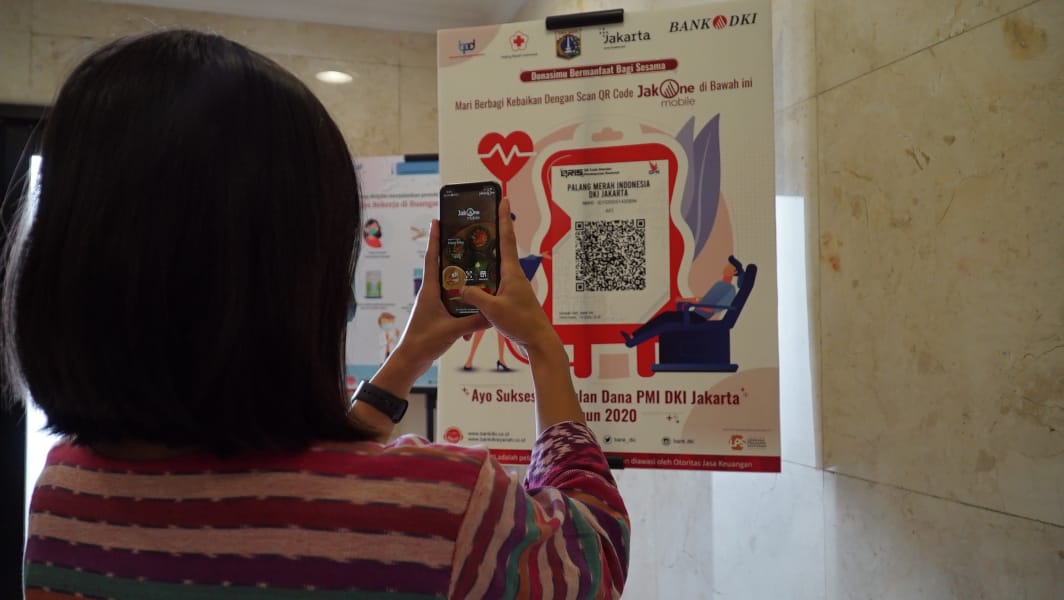 Bank DKI Dukung Sistem Pembayaran Donasi PMI DKI Jakarta Secara Non Tunai