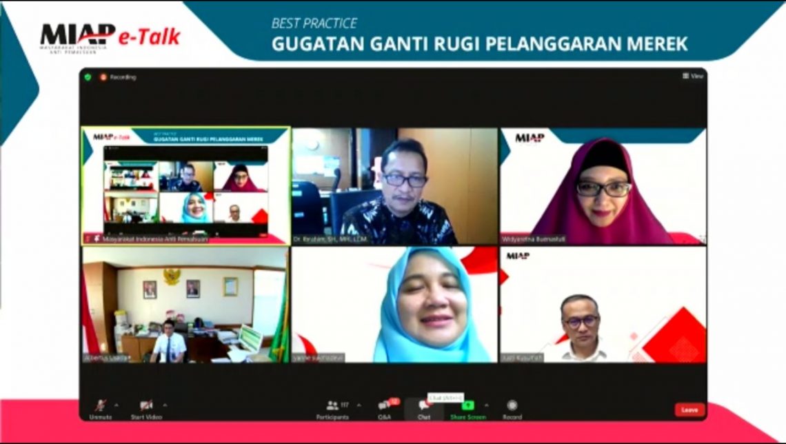 Ditjen HAKI Diminta Terbitkan Pedoman Perhitungan Ganti Rugi Sengketa Merek