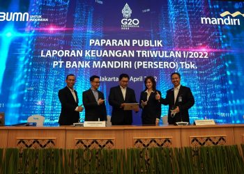 Wow ! Bank Mandiri Cetak Laba Rp 10 Triliun di Kuartal I 2022, Tumbuh 70% YoY