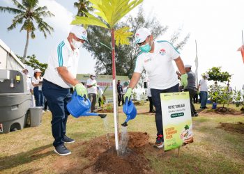 Dua Dekade APU-PPT, PPATK dan BNI Tanam Pohon