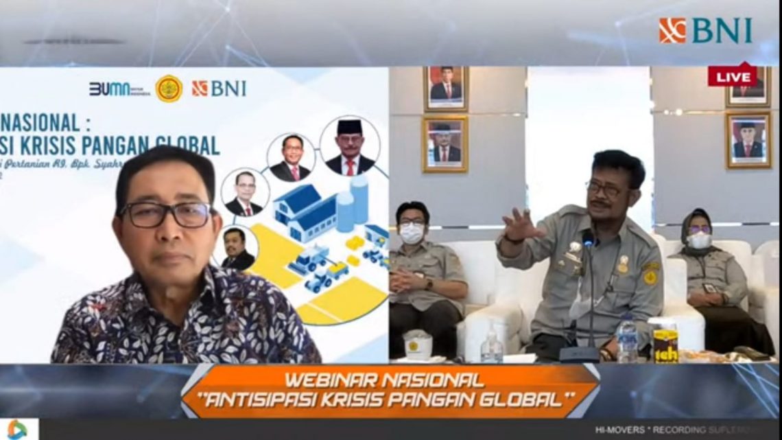Kementan dan BNI Kolaborasi Tingkatkan Ketahanan Pangan