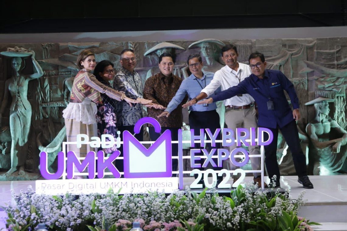 Kementerian BUMN Gelar PaDi UMKM Hybrid Expo 2022