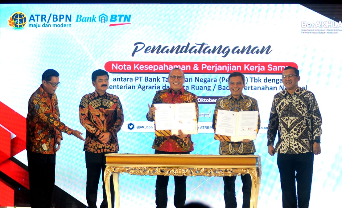 BTN Kolaborasi dengan Kementrian ATR/BPN Siapkan Solusi Penyelesaian Sertifikat Rumah Rakyat