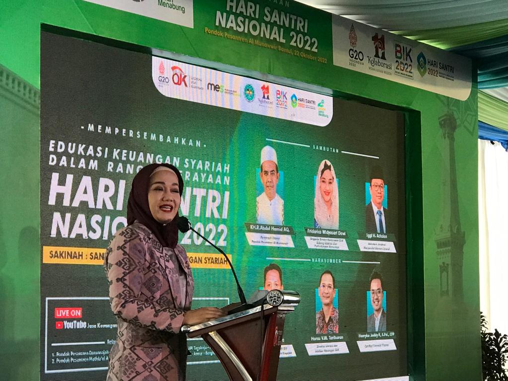 Sinergi OJK, MES dan PUJK Syariah Membumikan Literasi dan Inklusi Keuangan di Kalangan Santri