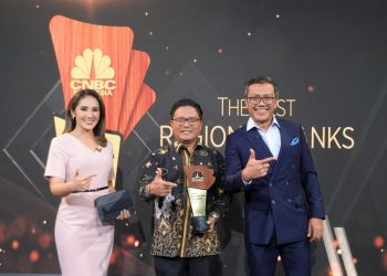 Bank DKI Raih The Strongest Big Regional Bank di Ajang CNBC Indonesia Awards 2022