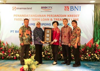 BSDE Raih Fasilitas Pinjaman Rp1 Triliun dari BNI