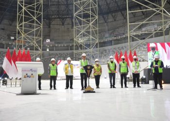 Dukung Ajang FIBA 2023, Presiden Jokowi Toping Off Stadion Multifungsi Pertama di Indonesia