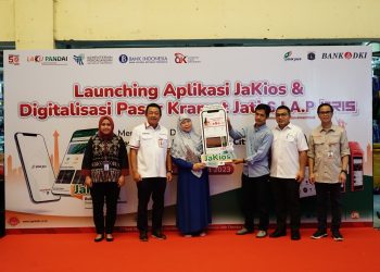 Permudah Sewa Kios bagi Pedagang, Bank DKI dan Perumda Pasar Jaya Luncurkan JaKios