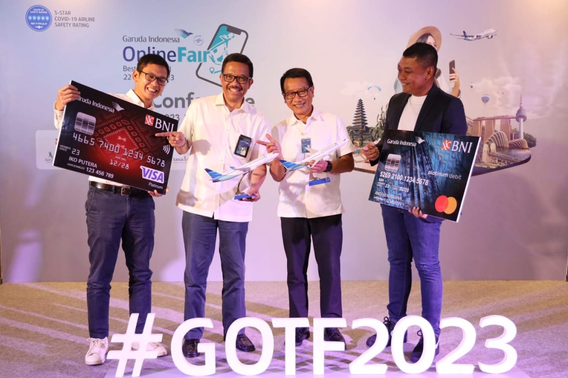 Garuda Indonesia dan BNI Kembali Gelar Travel Fair, Hadirkan Discount Tiket hingga 80%