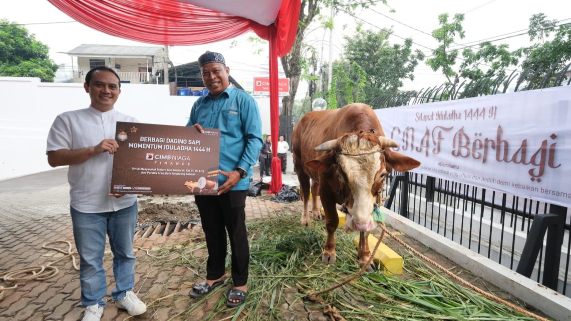 Hari Raya Idul Adha 1444 H, CIMB Niaga Finance Bagikan 1,6 Ton Sapi Kurban