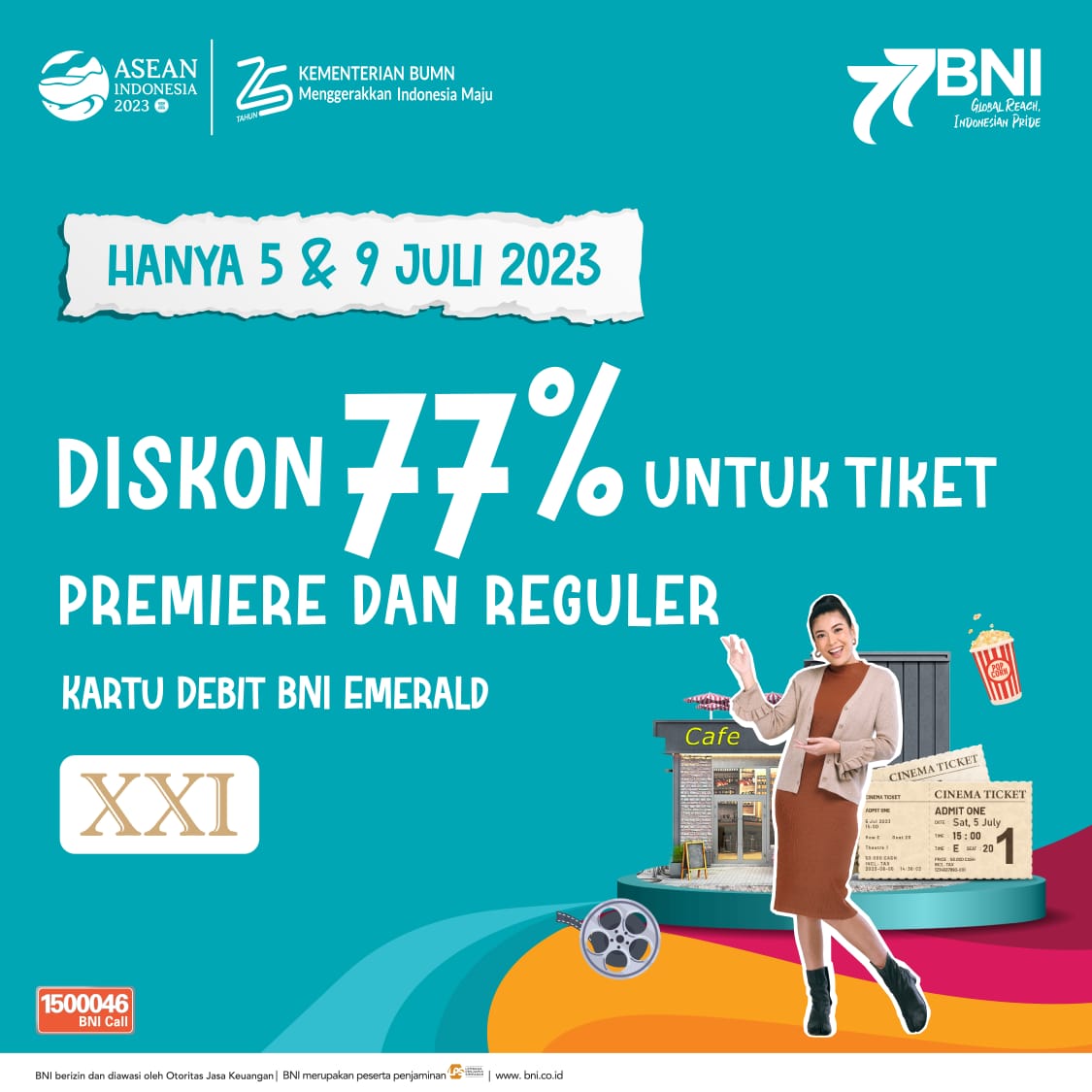 BNI Hadirkan 7 Promo Seru di HUT ke-77