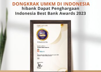 Dongkrak UMKM di Indonesia, hibank dapat Penghargaan di Ajang Indonesia Best Bank Awards 2023