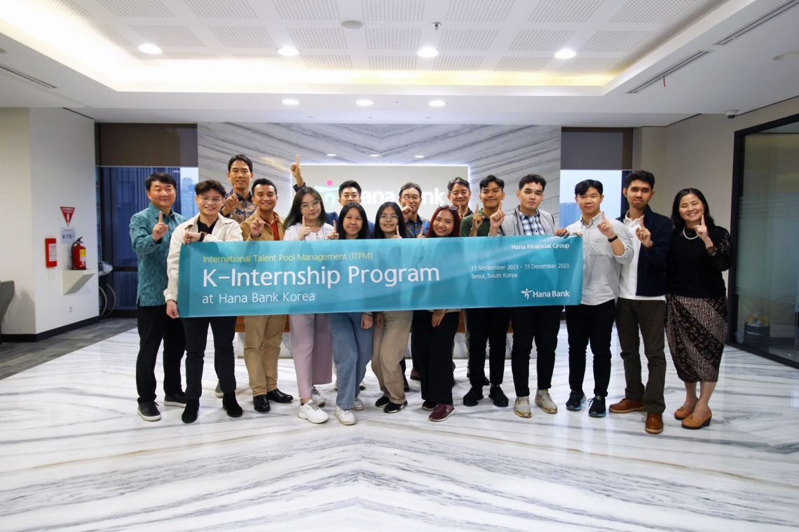 Bank Hana Berangkatkan 10 Mahasiswa Indonesia Magang di Korea Selatan
