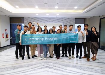 Bank Hana Berangkatkan 10 Mahasiswa Indonesia Magang di Korea Selatan