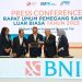 RUPS-LB BNI Setujui Stock Split Rasio 1:2