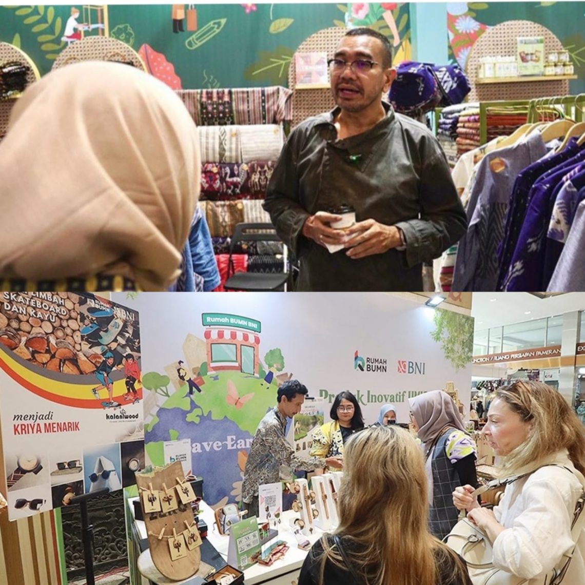 Rumah BUMN BNI Hadirkan UMKM Berkelanjutan di Inacraft On October 2023