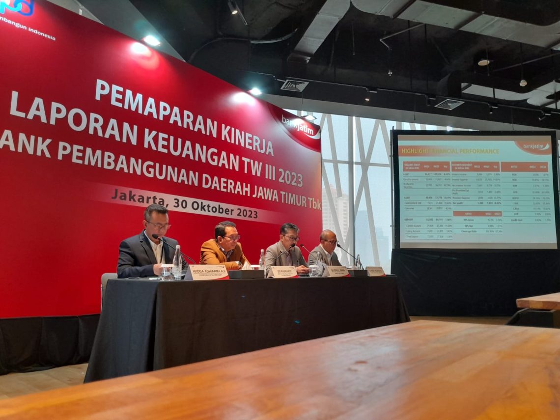 Agresif! Pertumbuhan Kredit Bank Jatim Melejit 12,96% di atas Rata-Rata Perbankan