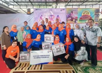 BRI Kanca Lebak Bulus Dukung Pemberdayaan Perempuan di UP2K Erwela Lenteng Agung