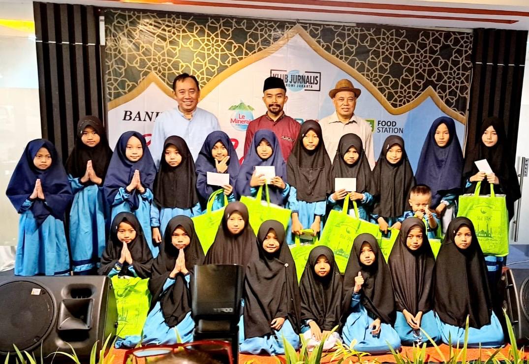 KJEJ Gandeng Bank DKI dan Sejumlah Perusahaan Gelar Acara Santunan untuk Anak Yatim