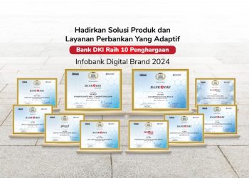 Berkah Inovasi Digital, Bank DKI Sabet 10 Penghargaan Infobank Digital Brand 2024