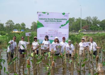 AAJI Tanam 2000 Bibit Mangrove dan Berikan Literasi Keuangan Pada Kelompok Nelayan