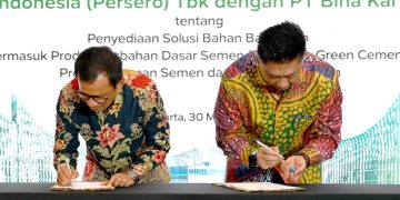 SIG & Bina Karya Kerja Sama Penyediaan Green Cement untuk Proyek IKN