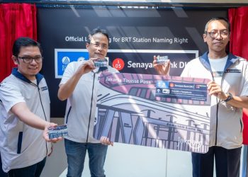 Sinergi BUMD: Bank DKI dan Transjakarta Resmikan Penamaan Halte Transjakarta Senayan Bank DKI