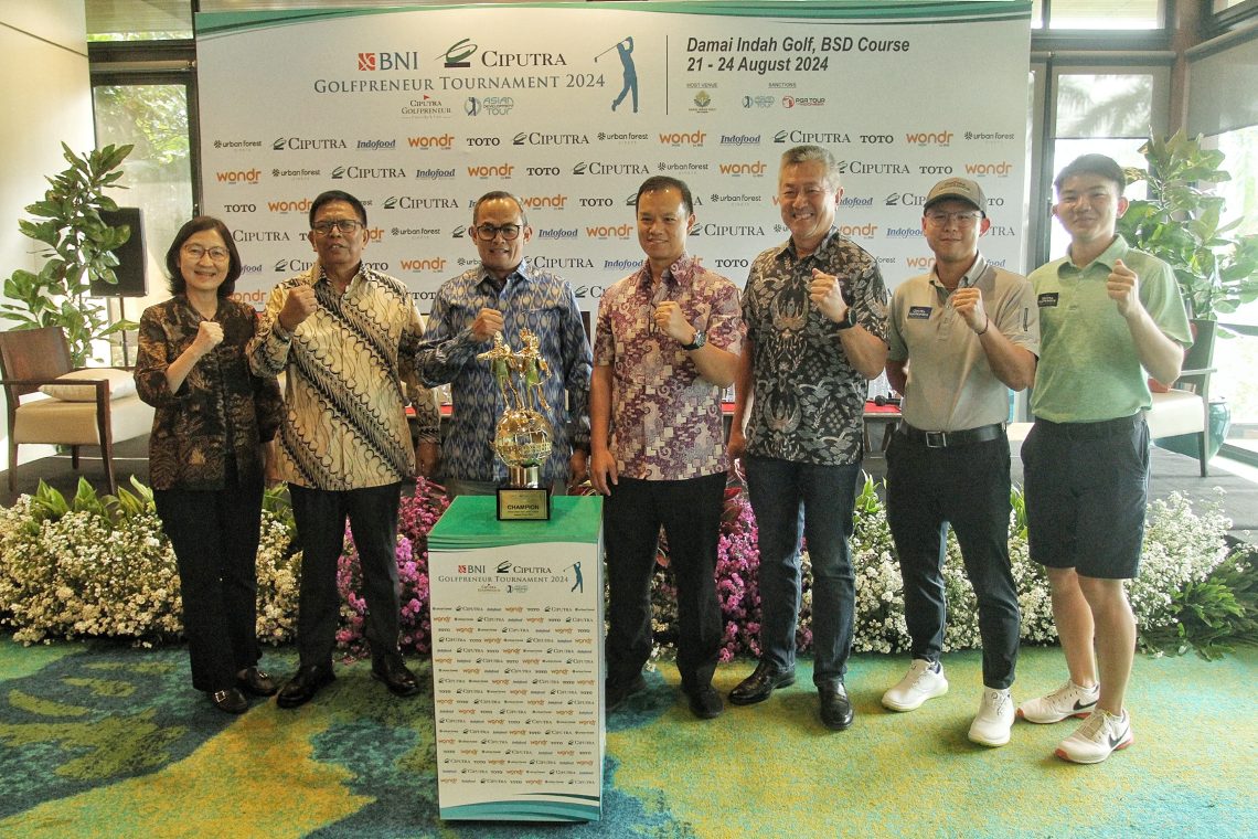 BNI Ciputra Golfpreneur Tournament 2024, Dorong Atlet Golf Indonesia ke Level Dunia