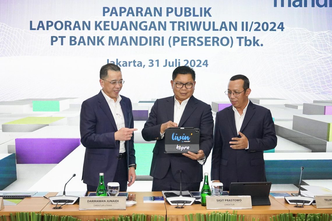 Spektakuler! Bank Mandiri Catat Penyaluran Kredit Tembus Rp 1.532,35 Triliun di Kuartal II 2024