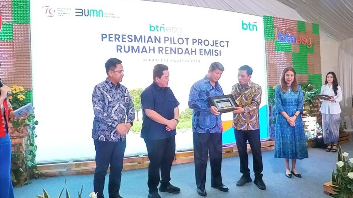 BTN Siapkan Dukungan Pembiayaan 150 Ribu Rumah Rendah Emisi