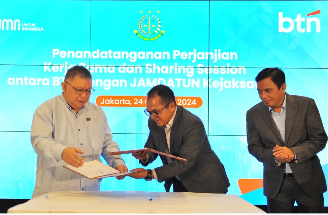 Gandeng Kejaksaan, BTN Berkomitmen Untuk Melindungi Data Pribadi Nasabah