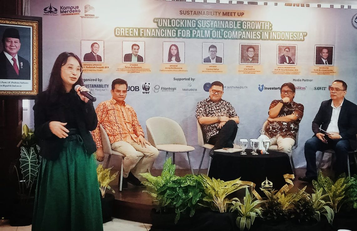 Trisakti Gelar Sustainability MeetUp#10, Bahas Pembiayaan Hijau untuk Sektor Sawit Indonesia