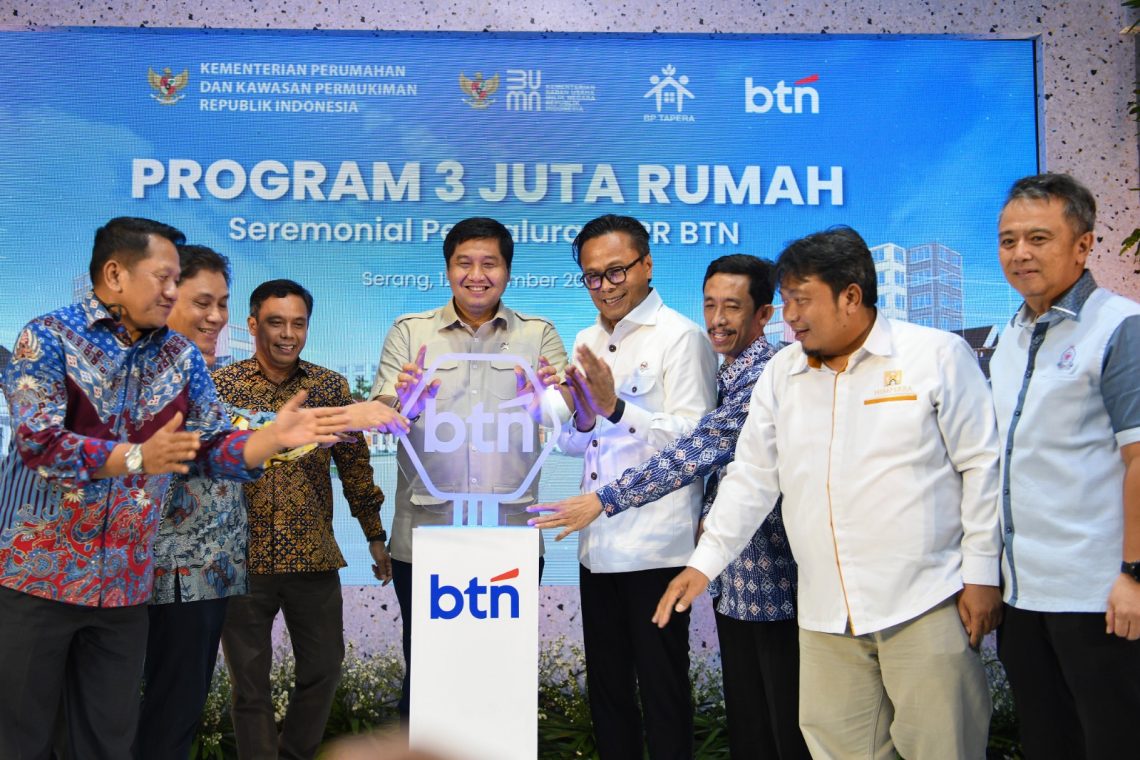 Sukseskan Program 3 Juta Rumah, Dalam Dua Bulan BTN Sudah Salurkan KPR 30.000 Unit