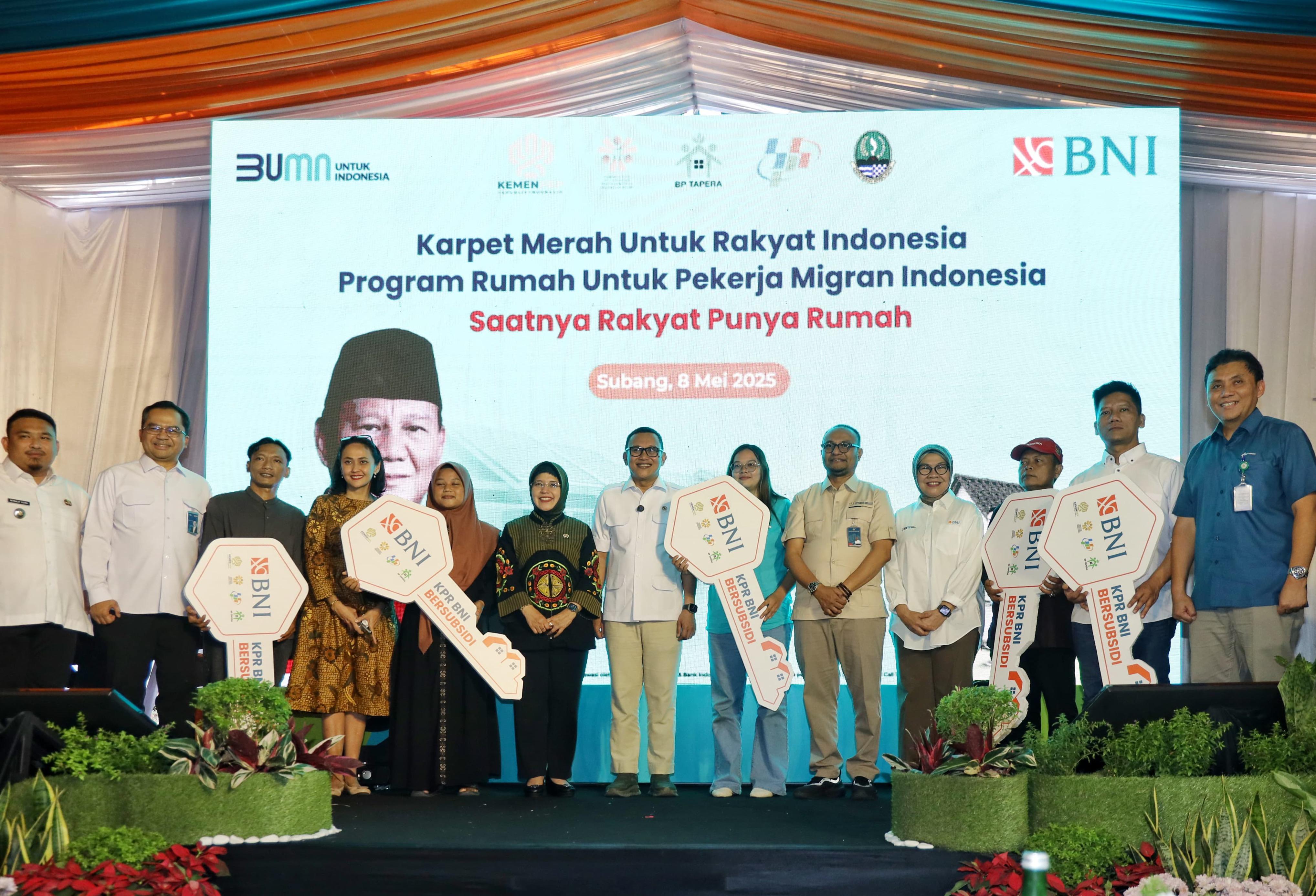 BNI, Kementerian PKP, KP2MI, dan BP Tapera Kolaborasi Hadirkan KPR Terjangkau bagi PMI