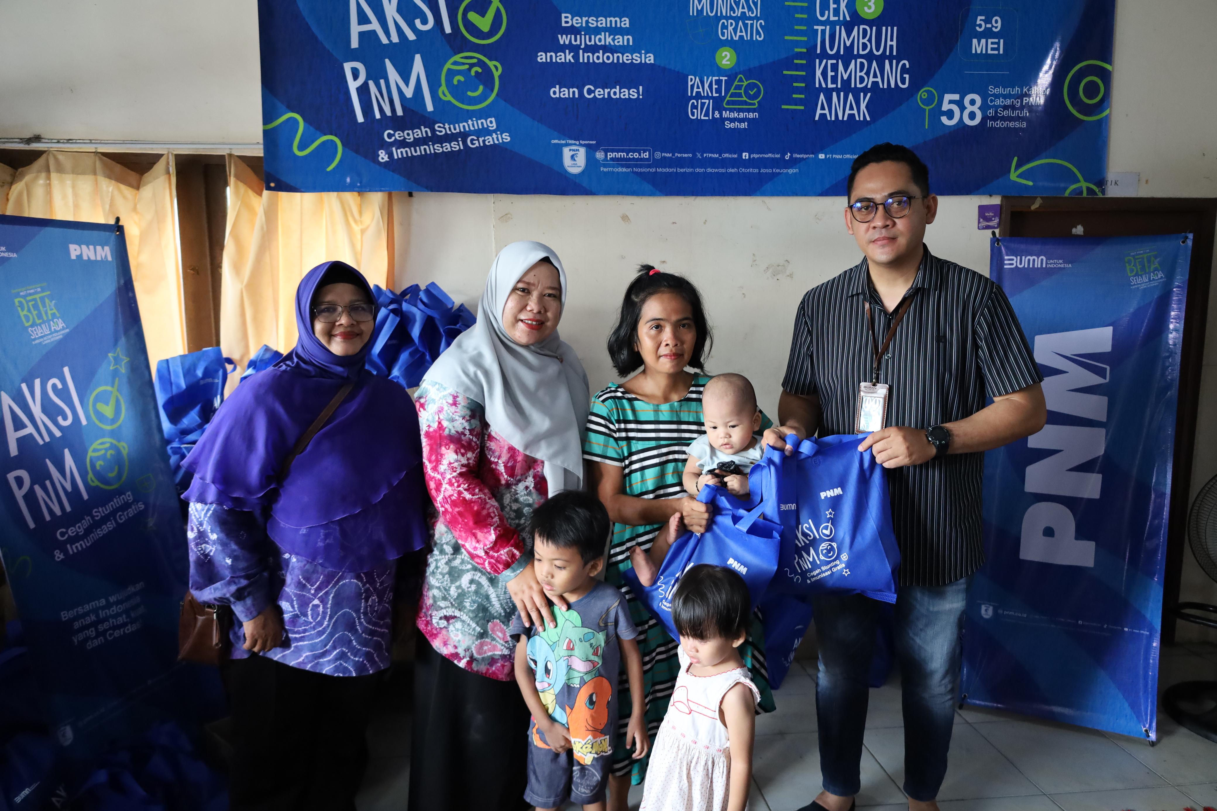 PNM Gelar Aksi Pencegahan Stunting dan Imunisasi Gratis di Seluruh Indonesia