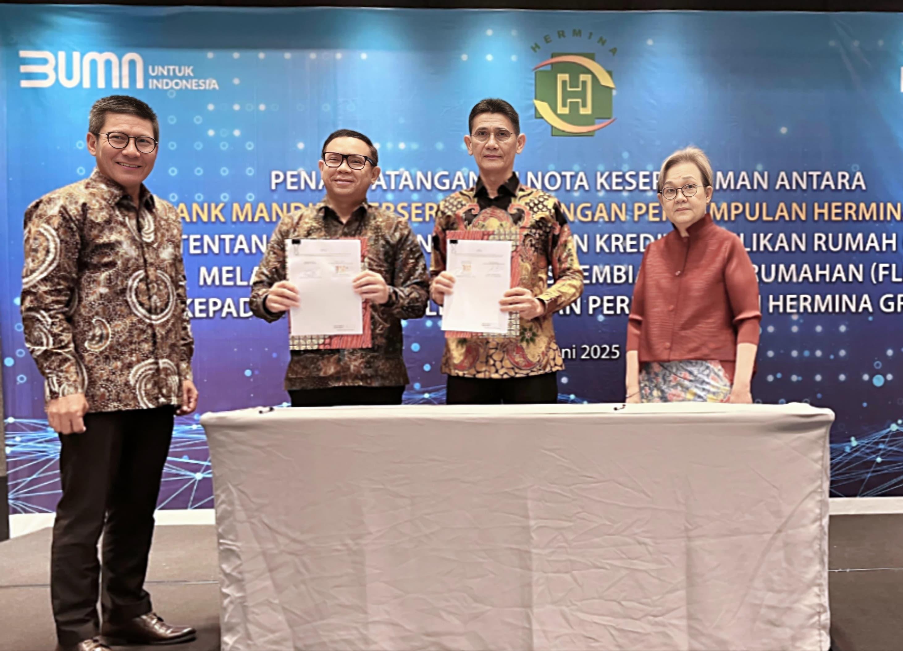 Gandeng Hermina Group, Bank Mandiri Akselerasi Pembiayaan Hunian Bersubsidi untuk Tenaga Kesehatan