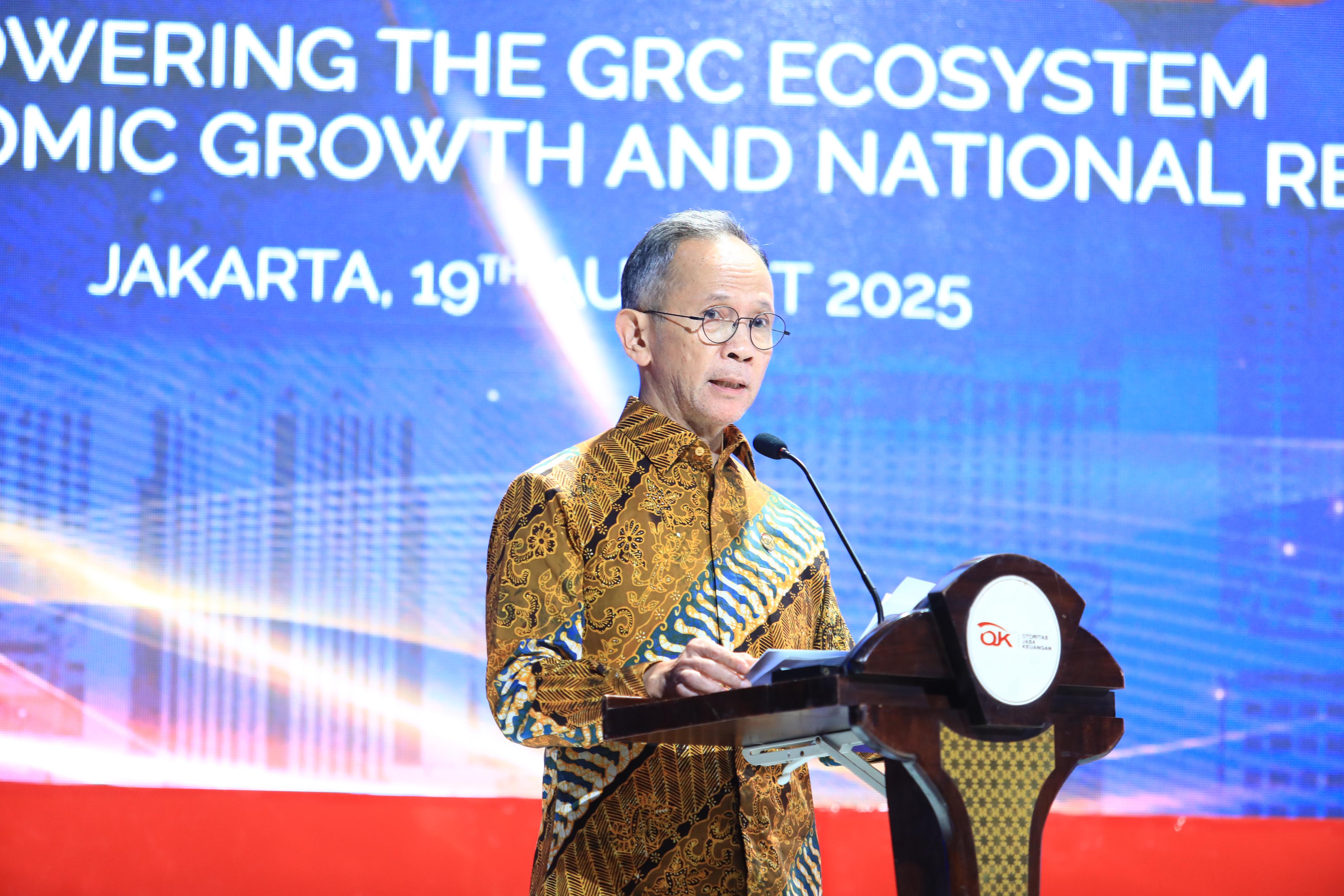 Risk and Governance Summit 2025: OJK Dorong Tata Kelola Adaptif di Era Digital