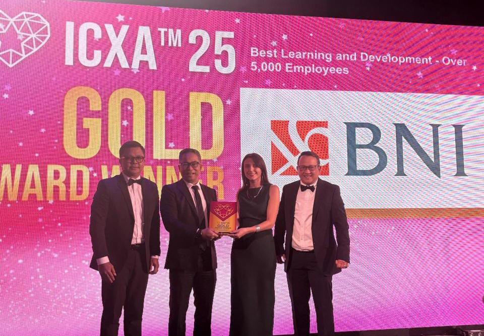 BNI Raih Dua Penghargaan di ICXA 2025 Berkat Inovasi Digital dan Transformasi Layanan