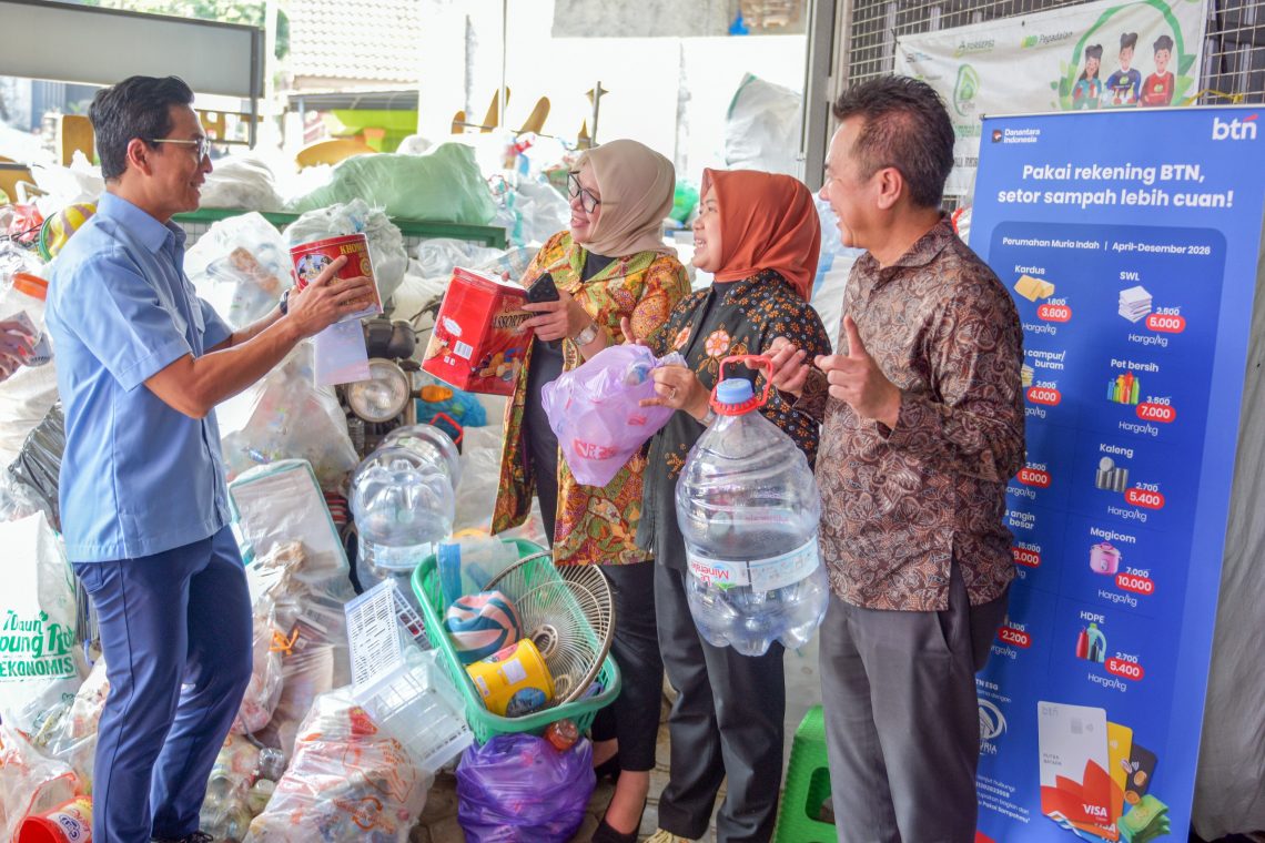 Perkuat ESG, Bank BTN Konversi Sampah Rumah Tangga Jadi Angsuran KPR