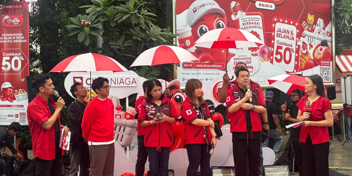 Sasar Komunitas Muda Blok M, CIMB Niaga Tebar Cashback 50% di ‘Ada OCTO Land’