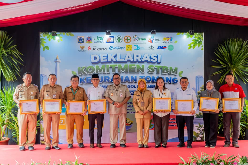 Sokong Deklarasi STBM Tomang, Bank Jakarta Kucurkan CSR Infrastruktur Sanitasi