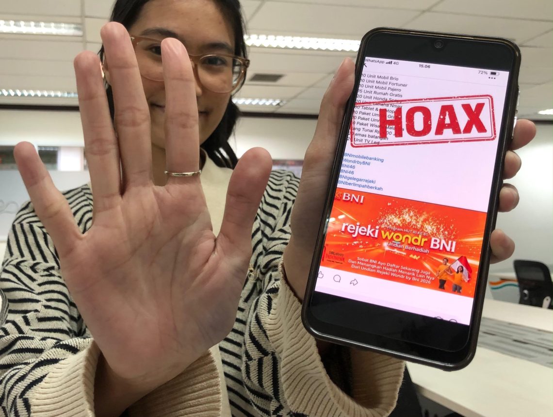 BNI Tegaskan Informasi Undian HUT RI ke-81 yang Catut rejeki wondr adalah Hoaks