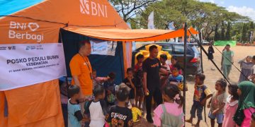 BNI Hadirkan Layanan Kesehatan dan Trauma Healing bagi Masyarakat Terdampak Bencana NTT