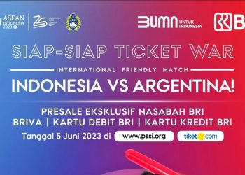 ‘War’ Tiket Indonesia vs Argentina Mulai 5 Juni, Bisa Bayar Pakai BRImo!